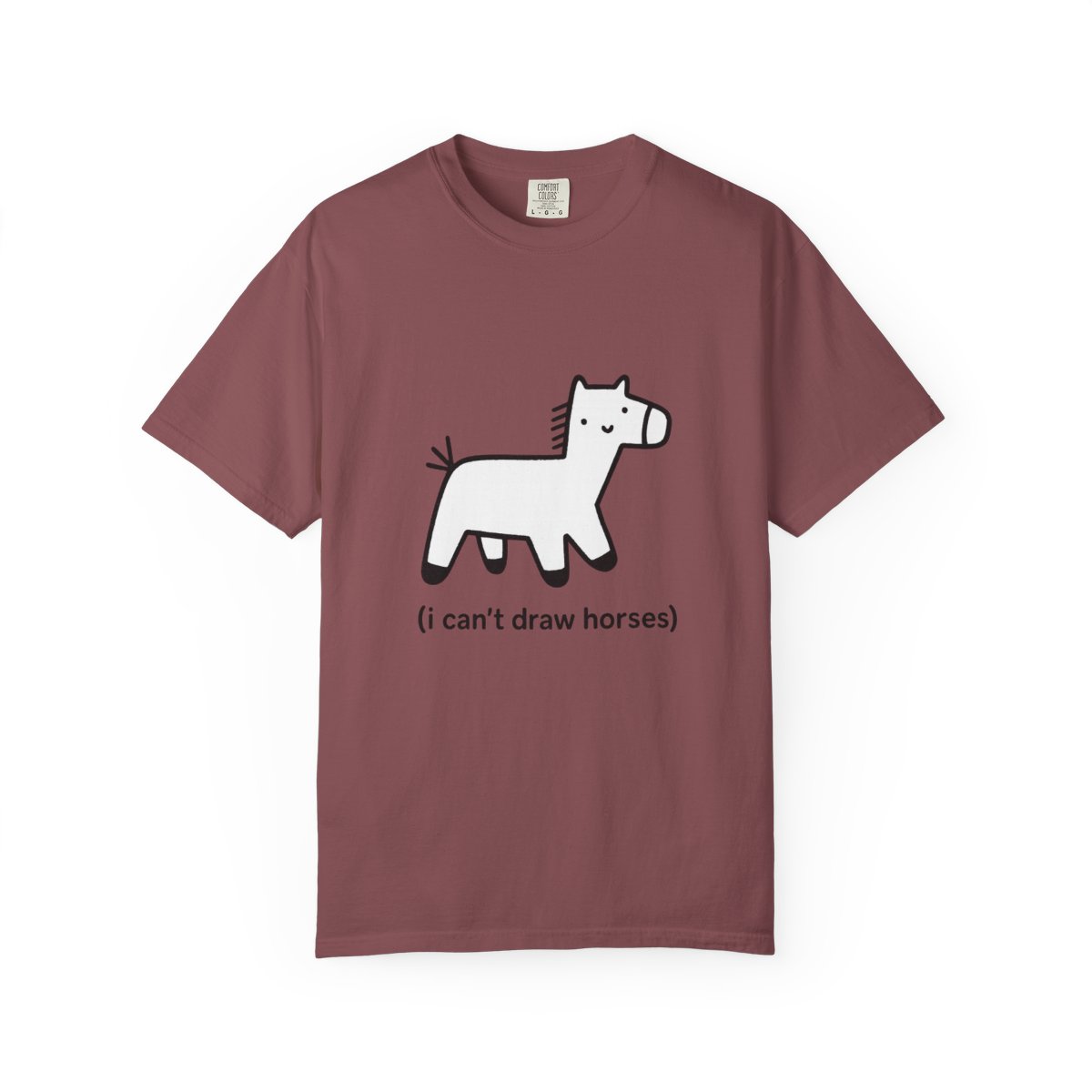 Hilarious Poorly Drawn Horse Graphic T-Shirt