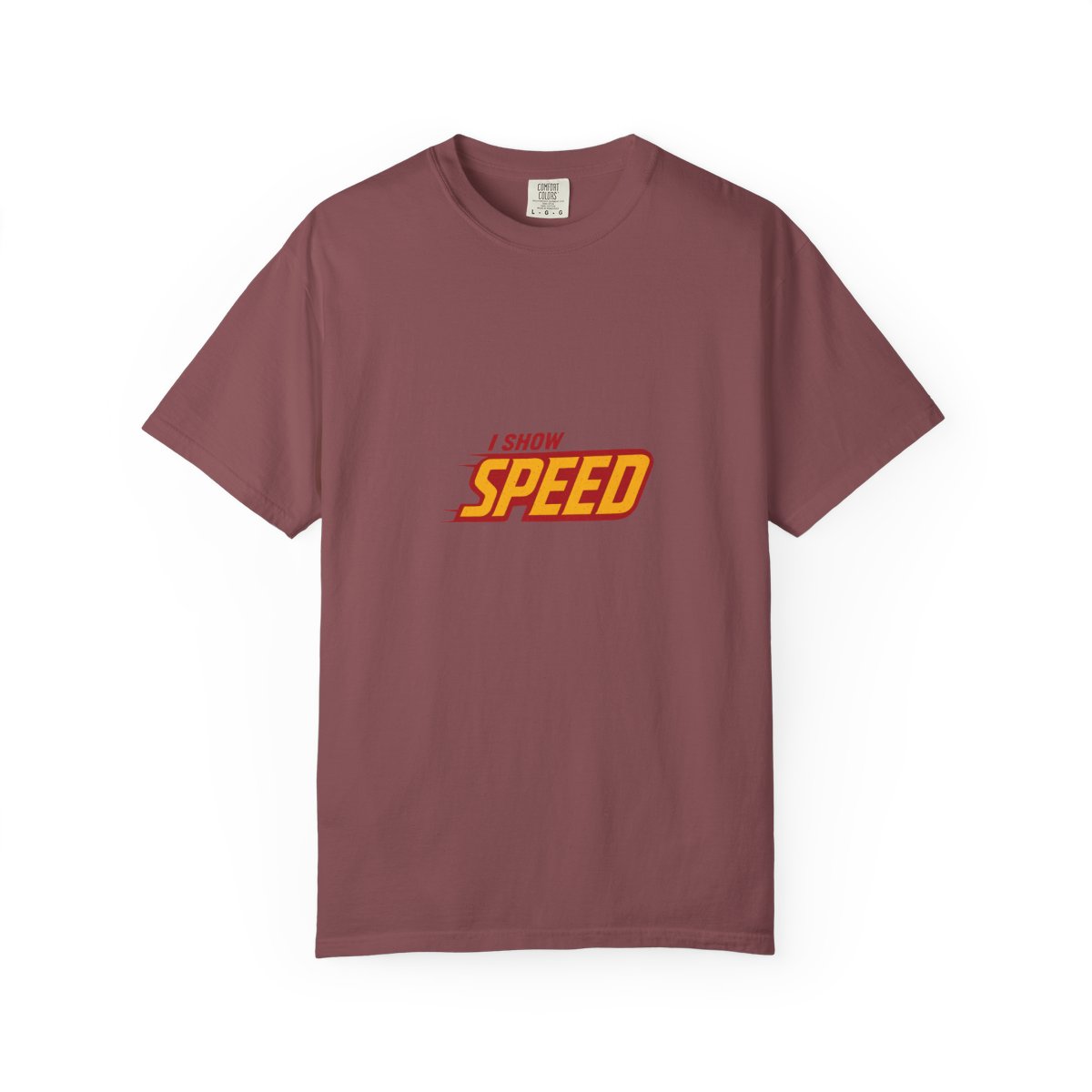 I Show Speed Bold Yellow Graphic T-Shirt