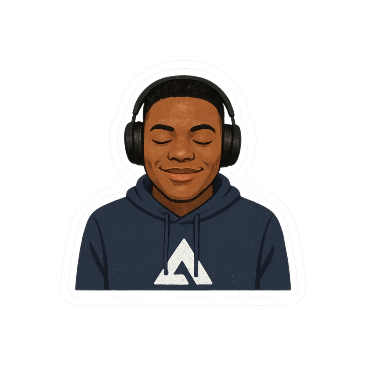 IShowSpeed Eyes Closed Meme Sticker