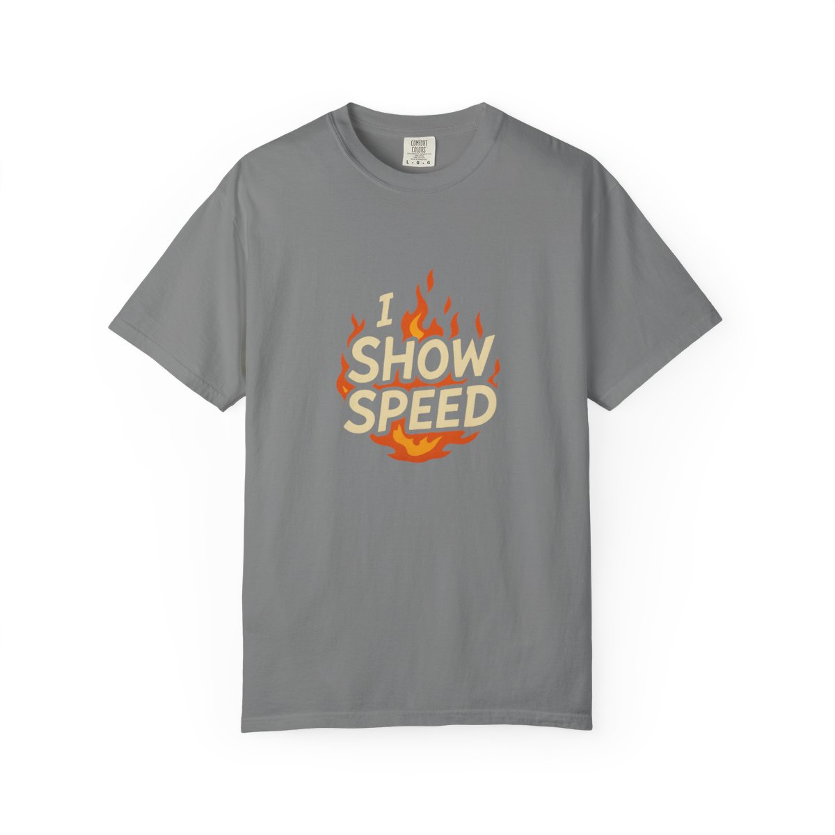 Fiery IShowSpeed Logo Graphic T-Shirt