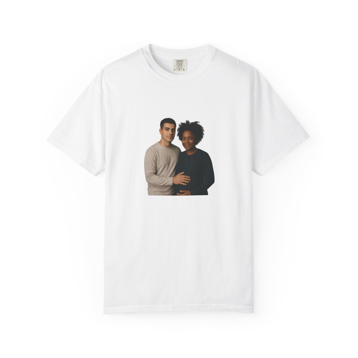 Expecting Parents Baby Bump Snapshot T-Shirt
