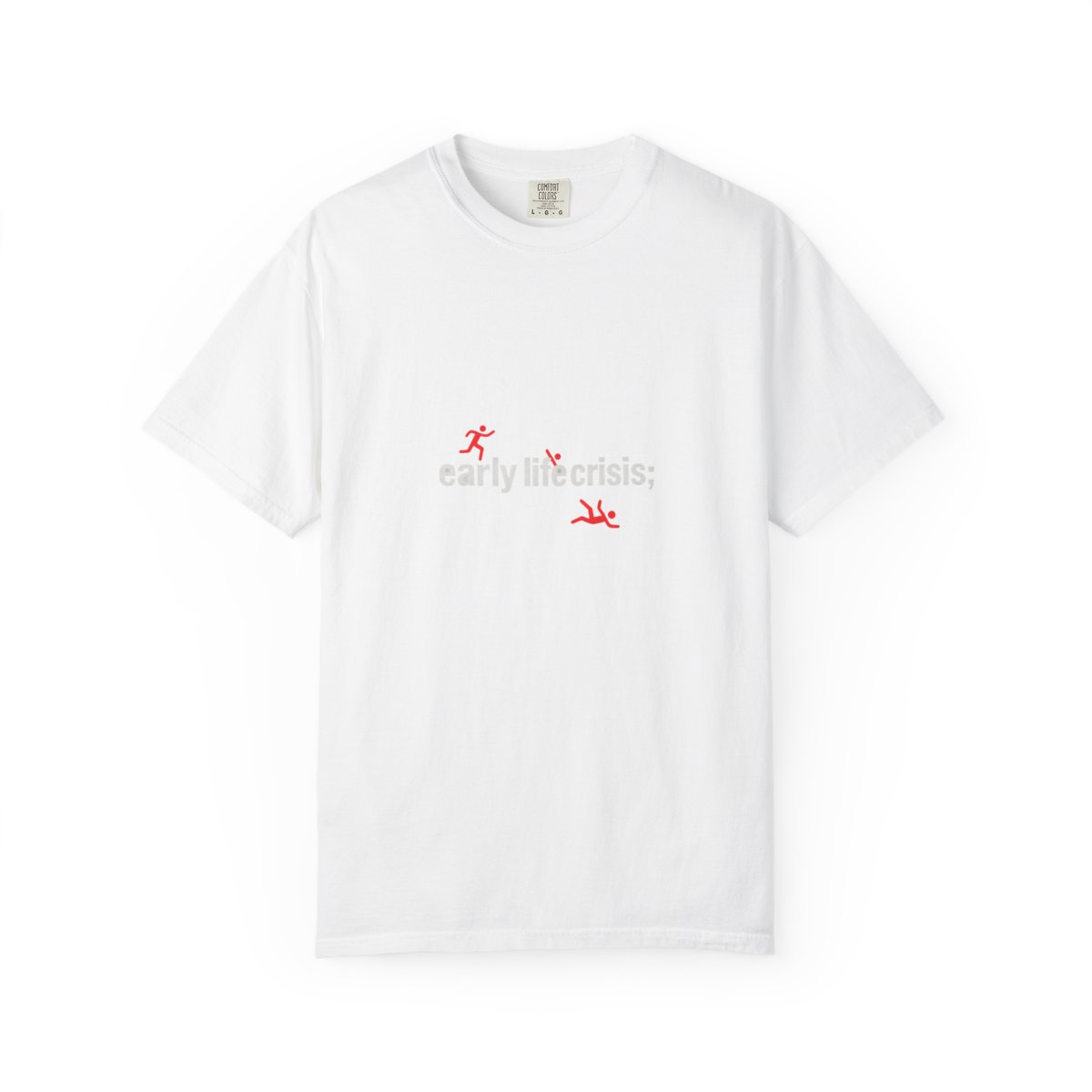 Early Life Crisis Stick Figure Funny T-Shirt