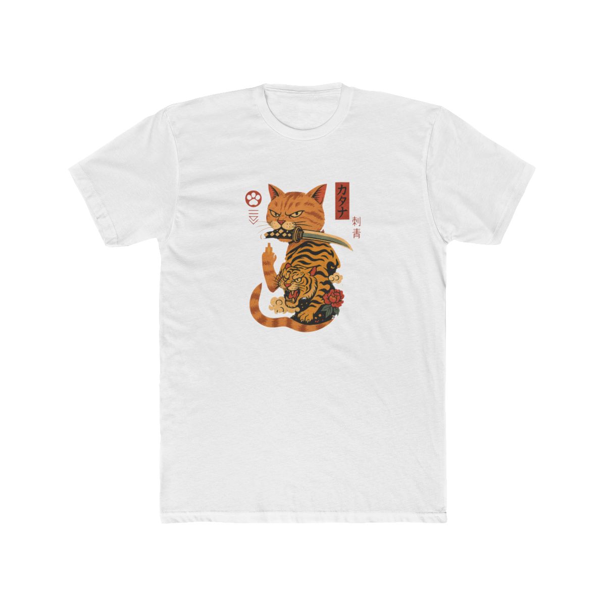 F.U. Catana Badass Samurai Cat Katana T-Shirt