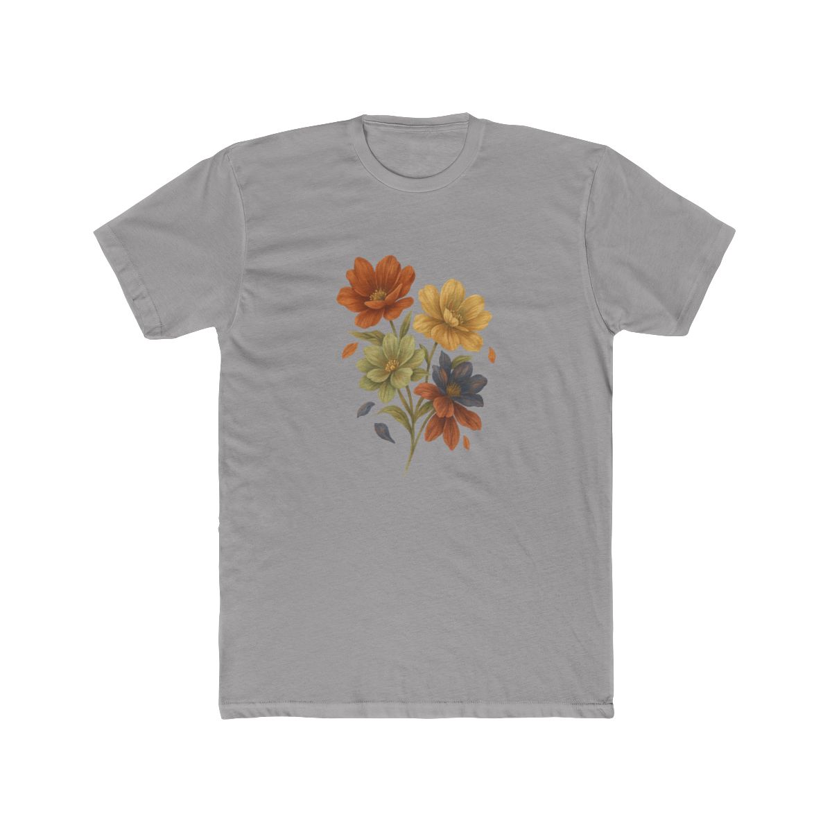 Dark Romantic Flowers Gothic Floral T-Shirt