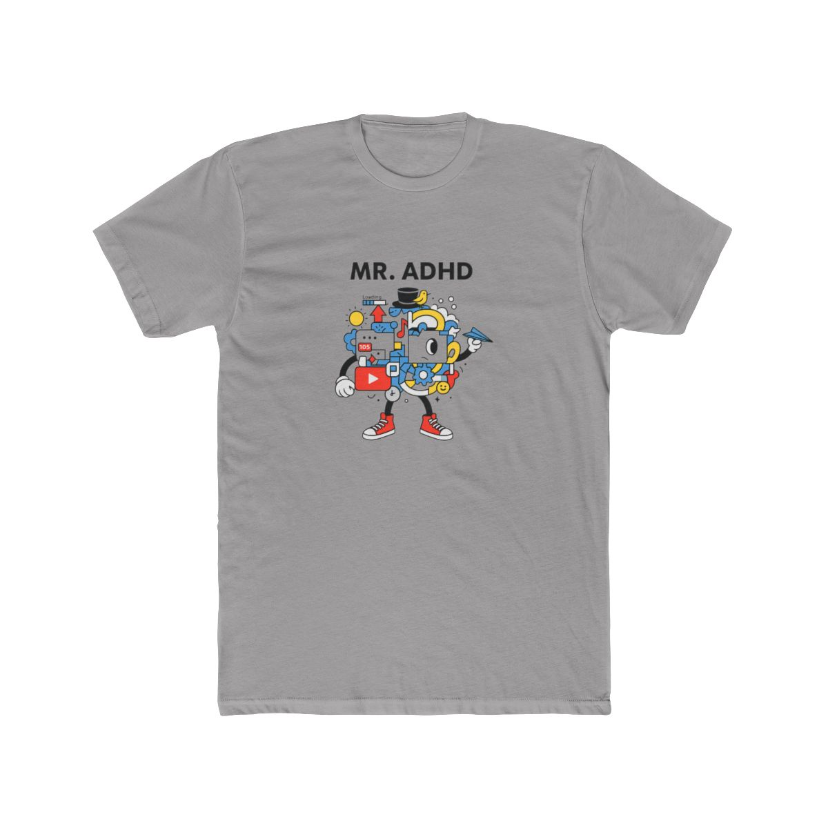 Mr. ADHD Chaotic Brilliance Neurodivergent T-Shirt