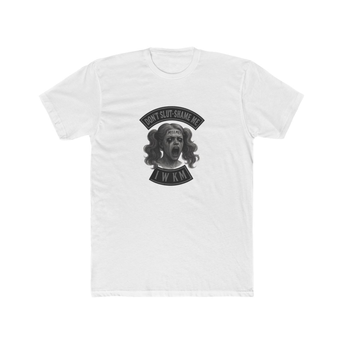 Sophisticated Samantha Black Ink Art T-Shirt