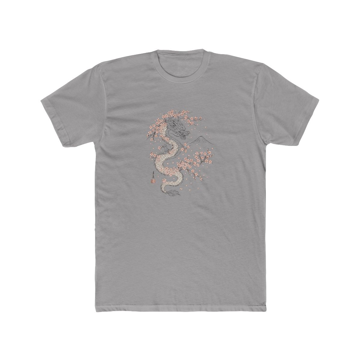 Blossom Dragon Floral Mythical Fantasy T-Shirt
