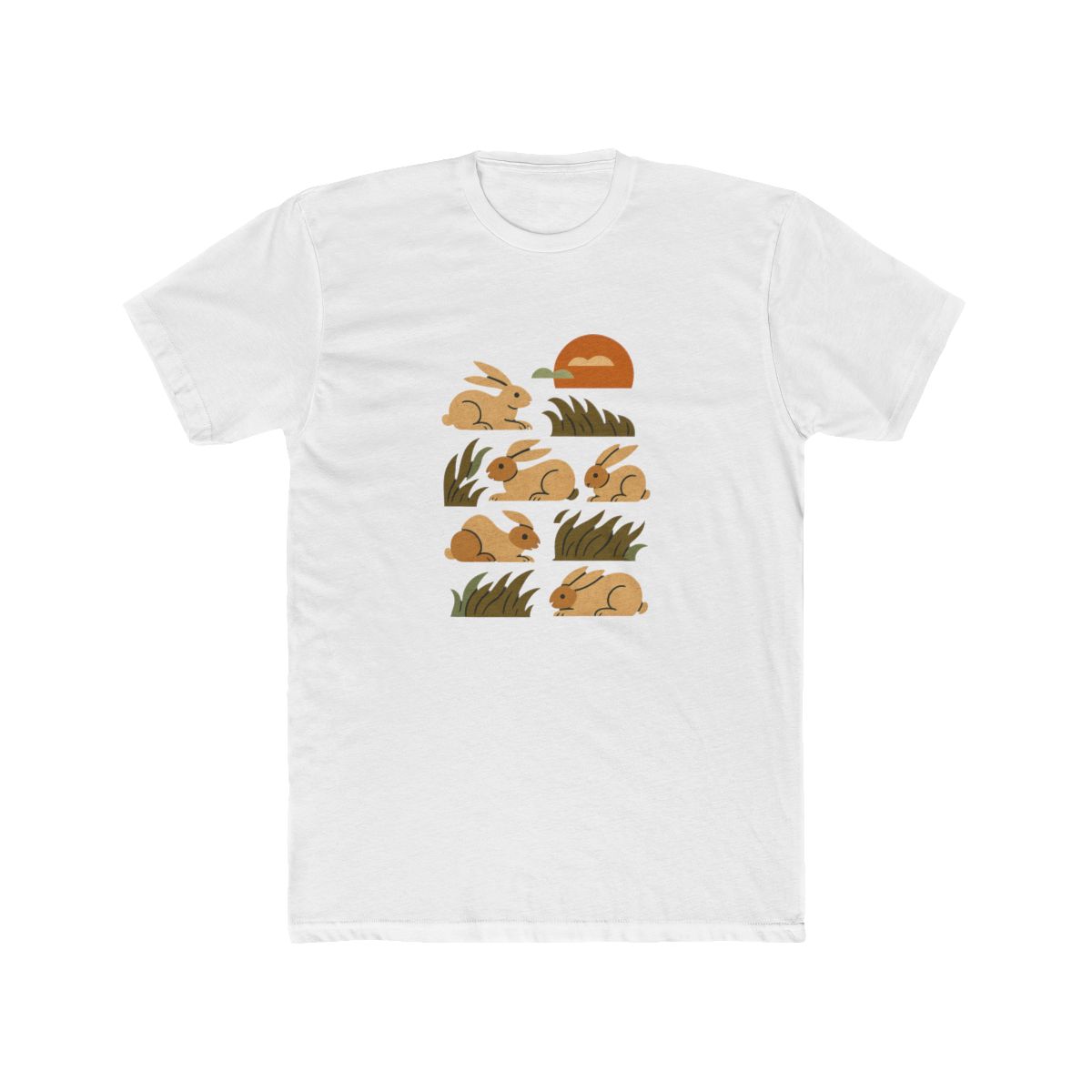 Cute Rabbit Pals Friendship Graphic T-Shirt