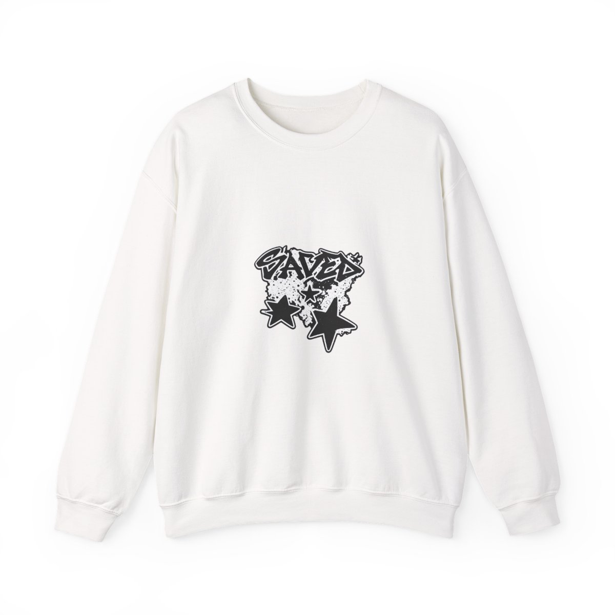 Stars Space Grey Nebula Cosmic Pullover, Stargazer Crewneck