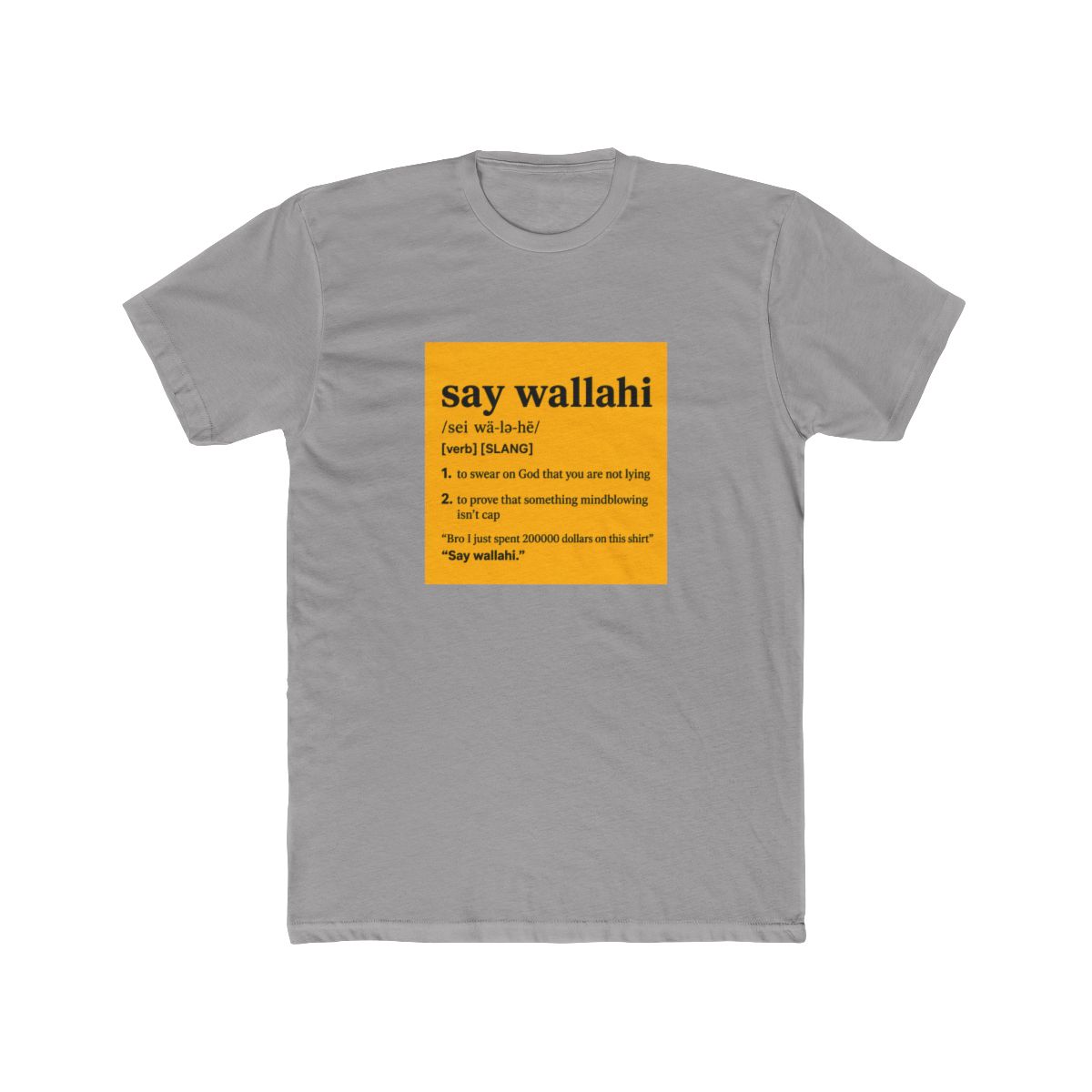Say Wallahi Bro Ishowspeed Meme - No Name T-Shirt