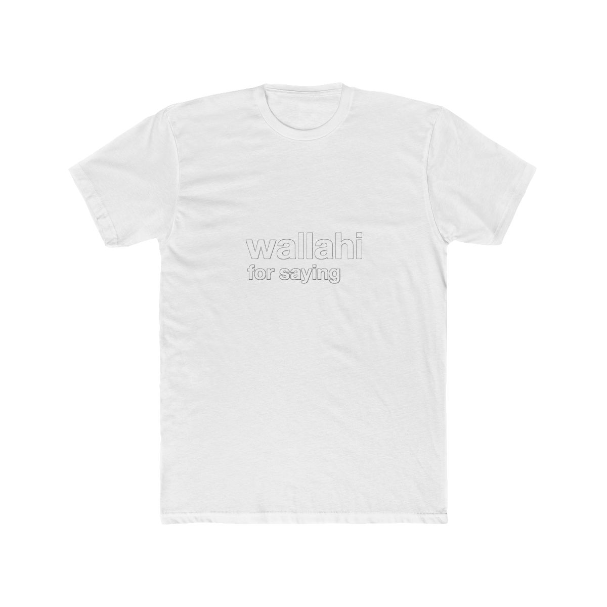 Say Wallahi Bro Ishowspeed Meme - No Name Brand T-Shirt