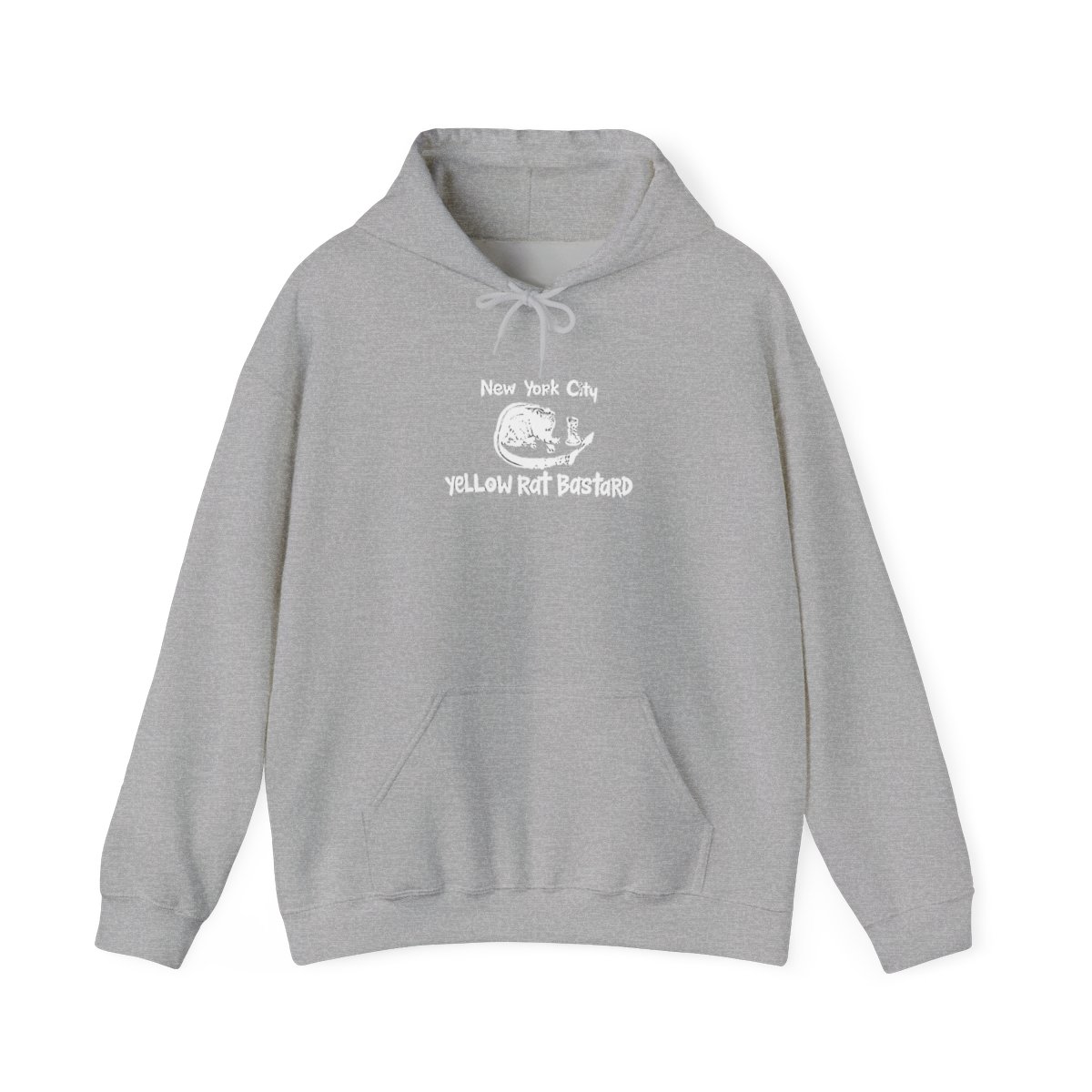 Ishowspeed John Galt Nyc Yellow Rat Bastard Three-Panel Fleece Hoodie