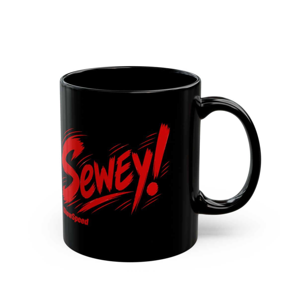 IShowSpeed "Sewey!" Black Mug